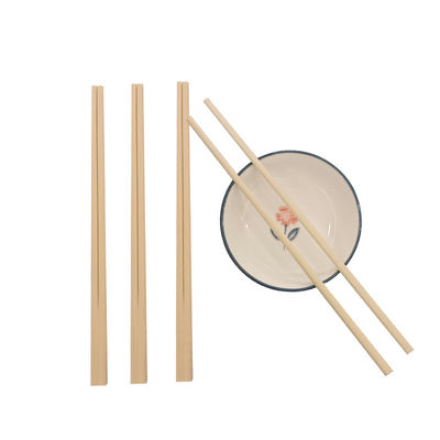 Çevre dostu Tek kullanımlık Sushi Çubukları % 100 Moso Bambu Özel Tensoge Çubukları Düzgeci Tipi Çubuklar