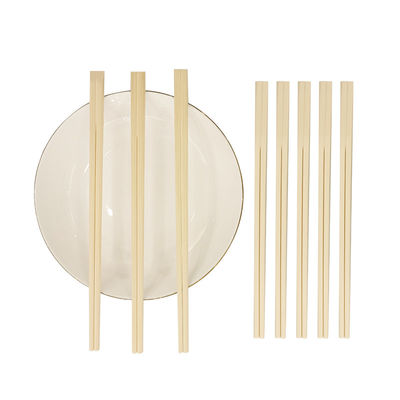 Çevre dostu Tek kullanımlık Sushi Çubukları % 100 Moso Bambu Özel Tensoge Çubukları Düzgeci Tipi Çubuklar
