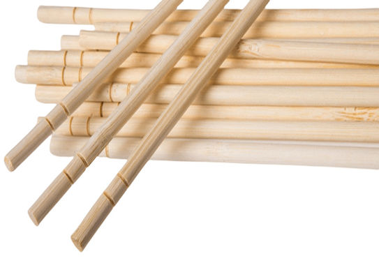 Rahatlık Yakalama Tek kullanımlık Bambu Çubukları Pratik Yuvarlak Bambu Çubukları