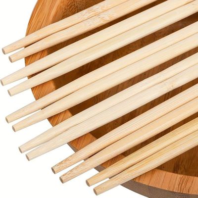 Kağıt kapağı Japon Tek kullanımlık çubuklar Doğal renk Sushi için özelleştirilebilir