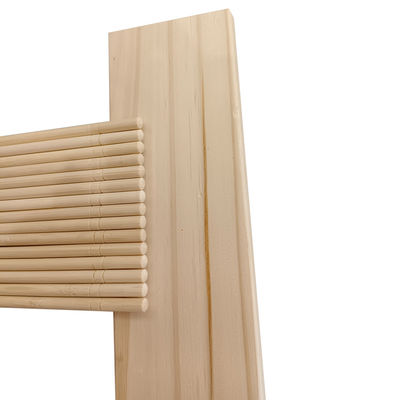 Yüksek hassasiyetli yuvarlak bambu çubukları kullanımı kolay tek kullanımlık bambu çubukları