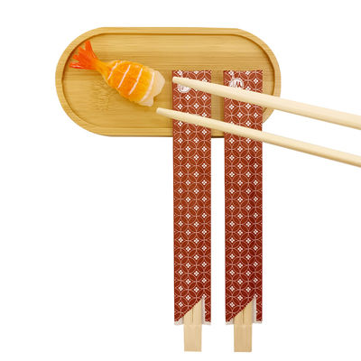 Özel Özel Bambu Çubuklar Tek kullanımlık Çevre Koruması Japon tarzı Sushi Özel Çubuklar