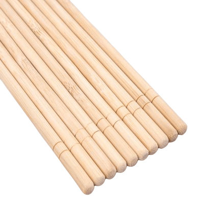 Doğal Renk OPP Paketleme Bambu Yuvarlak Tek kullanımlık çubuk Özel Tek seferlik çubuklar Eko dostu Biyodegradable