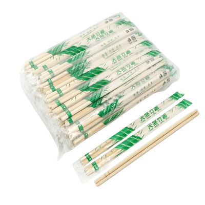 OPP Paketleme Bambu Yuvarlak Tek kullanımlık çubuk Özel Doğal Renkli Malzeme Türü 100% Doğal Moso Bambu