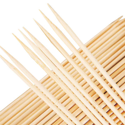Doğal yuvarlak uzun bambu saplar 12cm uzunluk çok amaçlı kullanım hijyenik