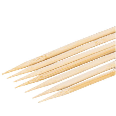Doğal Renkli Tek kullanımlık Bambu Barbekü Çubukları