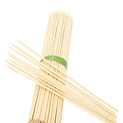Doğal Renkli Tek kullanımlık Bambu Barbekü Çubukları