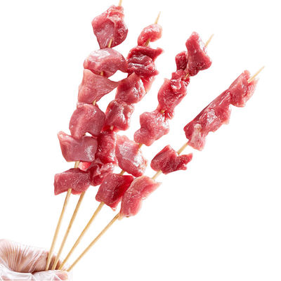 Doğal Renkli Tek kullanımlık Bambu Barbekü Çubukları