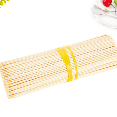Doğal Bambu Tek kullanımlık BBQ Skewer Stickler Açık Hava Kampı ve İş Hediyeleri için
