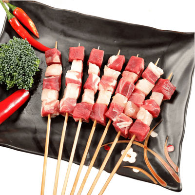Biyolojik olarak ayrıştırılabilir Bambu Tırnakları Barbekü Tırnak Çubukları Yumuşak Yüzeyli