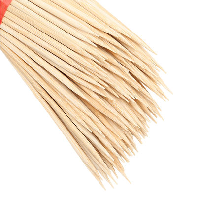 Biyolojik olarak ayrıştırılabilir Bambu Tırnakları Barbekü Tırnak Çubukları Yumuşak Yüzeyli