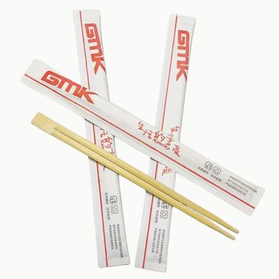 Polished Natural Moso Bamboo Twin Chopsticks - Insect-Resistant Custom Chopsticks for Restaurants and Households