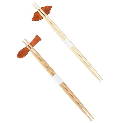 Eco-Friendly 24 cm Length A+ Grade Quality Rikyu Bamboo Chopsticks with Custom Logo