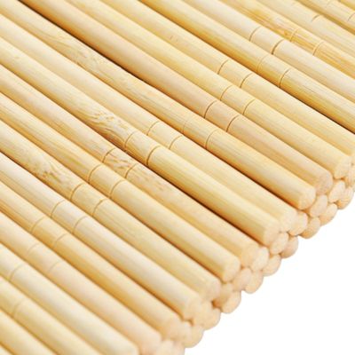 Natural Insect-Resistant Sanitary Round Bamboo Chopsticks with Polishing for Household and Restaurant Use
