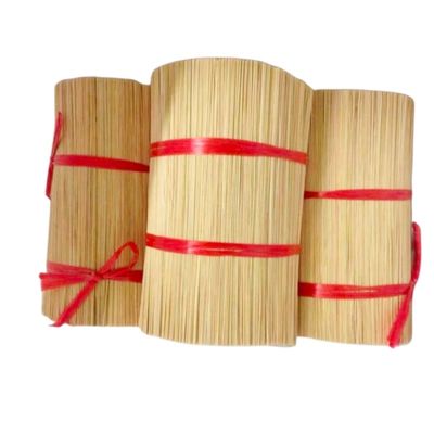 Biyolojik olarak ayrıştırılabilir bambu tütsü çubukları zehirli olmayan agarbatti bambu çubukları