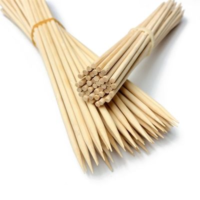 Farklı Boyutlar Fabrika Doğal Yüksek Kalite Biftek Tek kullanımlık Bambu BBQ Skewer Stick