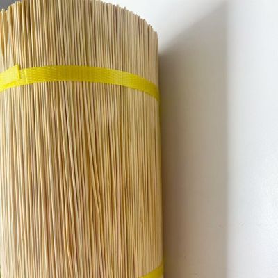 Fabrikadan Doğrudan Satış Çevre Dostu Bambu Tütsü Çubukları 1.3mm Yuvarlak Doğal Hint Agarbatti Tütsü Çubukları