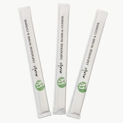 Çevre dostu 21cm&23cm Alışveriş Alışverişleri Bambu Ahşap Çubuğu Özel Tek kullanımlık Bambu Çubuğu Bambu Çift Çubuğu